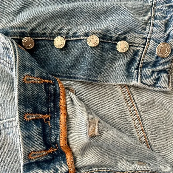 We the Free Moxie womens size 29 barrel Jean with belt - Picture 4 of 14